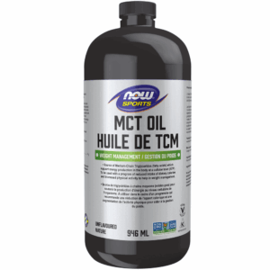 MCT Oil Liquid in Plastic Bottle