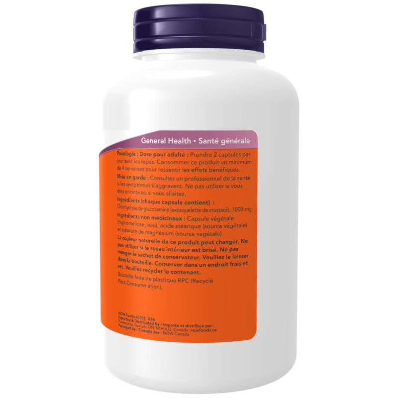 Glucosamine Hcl 1 000 Mg Veg Capsules Now Foods Canada