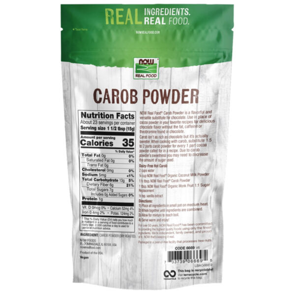 Carob Powder, Dry Roasted