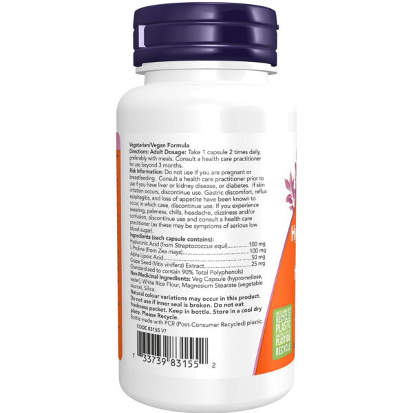 Hyaluronic Acid 100 mg Veg Capsules