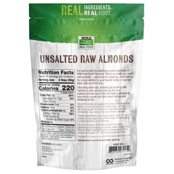 Almonds, Raw & Unsalted