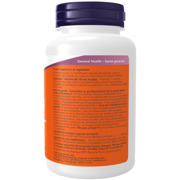 Berberine HCI 500 mg Veg Capsules - Image 3