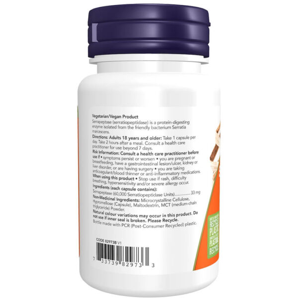 Serrapeptase Veg Capsules - Image 2